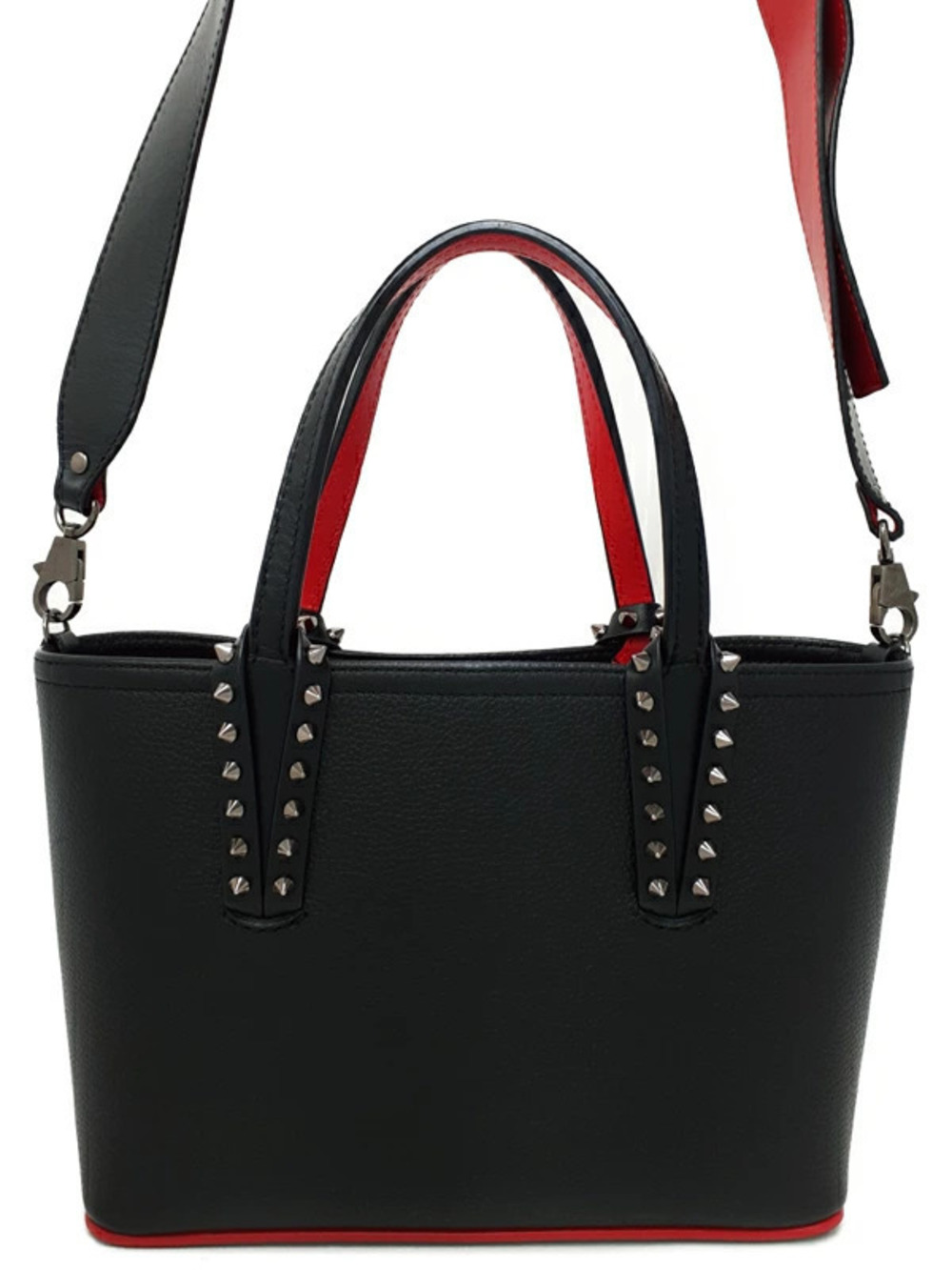 Christian Louboutin CABATA Handbag Studded Black